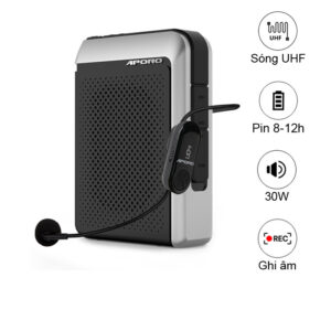 Máy trợ giảng Aporo T18 UHF Bluetooth 2.4GHz