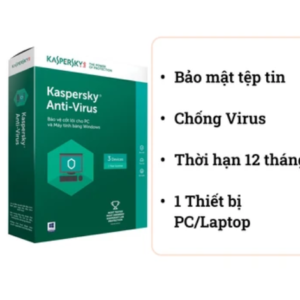 Phần mềm diệt Virus Kaspersky Anti-Virus 1 Máy tính/1 Năm